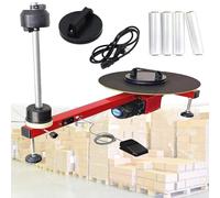 Envolvedora eléctrica de film estirable para embalaje de palés, incluye 4 rollos de película, ideal para logística exprés y embalaje de cartón