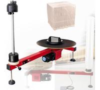 Envolvedora eléctrica de película elástica, envoltura automática de película de plástico, velocidad de 30 rpm, tocadiscos de 40 cm, para cajas y palés