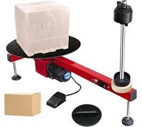 Envolvedora eléctrica de película elástica, máquina automática de embalaje de palés, dispensador de envoltura de plástico para caja de cartón/caja/palé