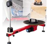 Envolvedora Semi-automática de 40 cm con Plato Giratorio, Máquina Eléctrica de 30 RPM para Envolver Palets y Cajas con Film, Equipo de Embalaje para Almacén y Logística