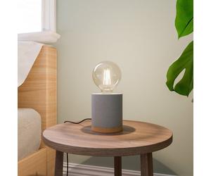 Envostar Jasper lámpara mesa, hormigón/roble