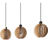 Envostar Lámpara de techo de Madera Marrón