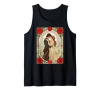 Envuelto en un Mundo de Rosas Diseño Art Nouveau Camiseta sin Mangas