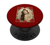 Envuelto en un Mundo de Rosas Diseño Art Nouveau PopSockets PopGrip Adhesivo