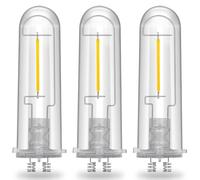enwant Bombillas LED solares para Exteriores, 3 V, Brillantes, para farolillos solares de jardín, Resistentes al Agua, para Patios, Jardines, Caminos, pasarelas, Blanco cálido(3 Pack)