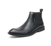 ENWIND Botas Estilo Chelsea Hombre Botas De Tobillo De Negocios Formales,Negro,41 EU
