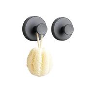 ENWWCH 10 ganchos con ventosa for baño, resistentes al vacío, impermeables, de polipropileno, reutilizables, for colgar batas Para Cocina Baño(Gray)