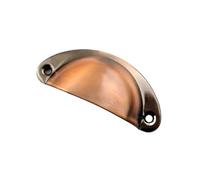 ENWWCH 20 piezas Retro de Metal for armario con cajones cocina, manija puerta, muebles, perillas, artículos mano, tiradores concha latón antiguo Para Cajón Gabinete(Color 3)