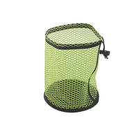 ENWWCH Bolsa de Malla Deportiva Multiusos con cordón for Pelotas Golf, Organizador portátil for Accesorios, Capacidad for 12, 25 o 50 para Golf(Green,L)