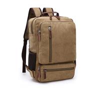 ENWWCH Bolso de Cabina, Mochila Lona Vintage for Hombre, Bolso Hombro Viaje Gran Capacidad, Moda for Estudiantes, for Ordenador portátil for para Travel(Khaki)