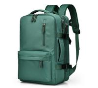 ENWWCH Mochila Avión, Equipaje de Mano en Cabina, for Portátil Viaje, Escolar, Bolso Mujer Hombre para Travel(Green)