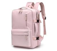 ENWWCH Mochila Avión, Equipaje de Mano en Cabina, for Portátil Viaje, Escolar, Bolso Mujer Hombre para Travel(Pink)