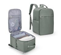 ENWWCH Mochila Bolso de Cabina, Mochila Viaje Equipaje Mano for, for Ordenador portátil for Mujeres/Hombres para Travel(Green,S)