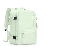 ENWWCH Mochila de Viaje en Cabina for Mujer, Bolso for Ordenador portátil, Equipaje Mano Gran Capacidad, Mochila 45x36x20cm, Bolsa Resistente al Agua 40x20x25cm para Travel(Mint Green,S)