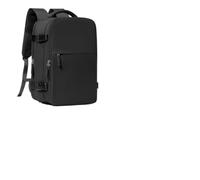 ENWWCH Mochila de Viaje for Mujer, Bolso Cabina 40x20x25cm, Equipaje Mano, Reforzado, Mochila for Ordenador portátil for Hombre para Travel(Black)