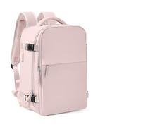 ENWWCH Mochila del Bolso de la Cabina, Equipaje Mano en el avión, Mochila Viaje Ordenador portátil para Travel(Pink,L)