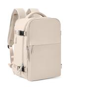 ENWWCH Mochila del Bolso de la Cabina, Equipaje Mano en el avión, Mochila Viaje Ordenador portátil para Travel(Brown,S)