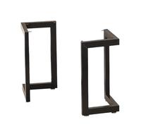 ENWWCH Soporte de Pata Mesa Metal y Hierro, 2 uds., for escritorios Ordenador, mesas Conferencia, Muebles, Escritorio, Accesorios Estante para Oficina(40x72.5cm 2pcs)