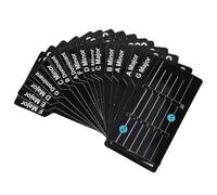 Enwye Aprende a Tocar la Guitarra en Minutos. Estuche de Guitarra de Lujo con Tarjetas de acordes para un Aprendizaje rápido en Cualquier Lugar.