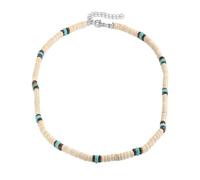 Enwye Collar De Surf Bohemio Hecho a Mano con Cáscara De Coco Y Cuentas De Turquesa, Joyería De Surfista Ajustable E Impermeable, Un Gran Regalo para Mujeres Y Hombres Que Aman La Playa