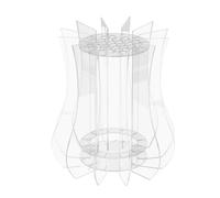 Enwye Jarrón para Flores, jarrón de Rompecabezas de 1 Pieza para Soporte de Flores, Soporte de exhibición de acrílico Adecuado para Rosas botánicas, crisantemos y Girasoles