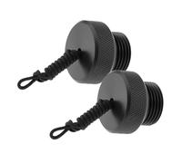 Enwye Paquete de 2 Tapones Protectores Antipolvo de Pom para válvulas de Tanque DIN, Accesorios para Botellas de Buceo, Rosca 8/5-14NPS, Peso de 15 g.