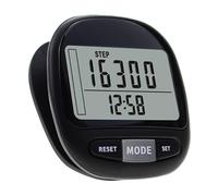 Enwye Podómetro 3D con Contador De Calorías por Pasos para Caminar, con Clip Y Correa, Memoria. Contador De Pasos Preciso para Calcular La Distancia. Podómetros Digitales. Equipo De Fitness.
