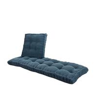 EnxJire Cojín para terraza Cojín Grueso for Asiento de Banco, for Interior, Respaldo, Silla, Cojines Largos, sofá, Tatami, Decorativo, jardín(Blue,55x155cm)