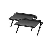 EnxJire Estante Superior de TV Estante Superior Ajustable for Pantalla de TV, Monitor computadora, Organizador Escritorio, Caja Multimedia, for Router(S-2PCS)