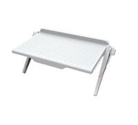 EnxJire Estante Superior de TV Soporte Ajustable for Monitor de TV, Estante Superior, Elevador computadora, Soporte Escritorio, Rack for monitores, Simple(White-Small)