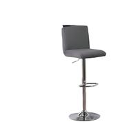 EnxJire Funda para Taburete de Bar 1pc Solid Color Stretch Silk Removable & Washable Bar Stool Chair Covers, Hotel Club Low Back Cover(Grey)