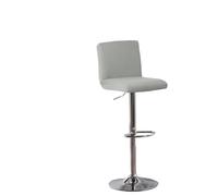 EnxJire Funda para Taburete de Bar 1pc Solid Color Stretch Silk Removable & Washable Bar Stool Chair Covers, Hotel Club Low Back Cover(Light Grey)