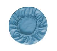 EnxJire Funda para Taburete de Bar Funda de Silla Redonda Cuero sintético Impermeable for giratoria, con Todo Incluido, Funda cojín for Taburete Bar Bandas elásticas(Blue,3PCS)