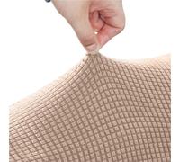 EnxJire Funda para Taburete de Bar Solid Color Short Back Chair Seat Covers Hotel Bar House Armchair Polyester for Home(Color 7)