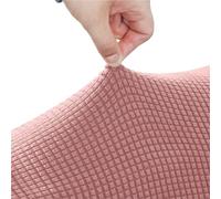 EnxJire Funda para Taburete de Bar Solid Color Short Back Chair Seat Covers Hotel Bar House Armchair Polyester for Home(Color 3)