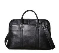 EnxJire Maletín para hombre Maletín ejecutivo cartera de negocios informal bolso de cuero genuino for hombre bolsas de ordenador de oficina for ordenador portátil de 16 pulgadas