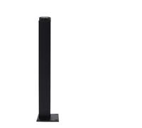 EnxJire Patas de Cama Patas de gabinete de aleación de Aluminio con Altura Ajustable for Soporte de Muebles, Patas de Mesa, sillas, Camas, sofás, pies de Nivel Cuadrado(Black 250mm)