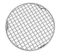 EnxJire Rejilla vaporera Freidora de Aire Redonda Acero Inoxidable con Patas, Rejilla apilable, Parrilla, Cocina anticorrosión, Horno, vaporizador(22.5cm)