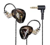 enya Auriculares de monitor con cable, NEXG2 y SONIC universales, accesorio de auriculares de guitarra para transmisión en vivo, KTV, grabación intraural (EMH-02), color negro