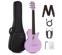 Enya Guitarra Electroacustica Infantil Set - Fibra de carbono 35 Pulgadas Nova Go SP1 Guitarra para Niños Adultos Principiantes Kit de Inicio con Smart AcousticPlus Pickup Bajo Viajes Festival Regalo