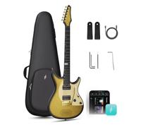 ENYA INSPIRE PRO SD Guitarra Eléctrica con Pastillas Seymour Duncan SSL+TB4 | Altavoz integrado 20W, cuerpo Carbono 39", 64 presets, Looper, afinador, barra táctil, para juego silencioso y directos.