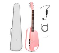 Enya NEXG-SE Kit de Guitarra Eléctrica - Guitarra Acústica Profesional de 38 Pulgadas Rosa en Fibra de Carbono para Adultos Niños Principiantes Viajes Guitarra Concierto Gira Fiesta Regalo