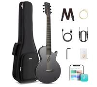 Enya Nova Go SP1 Guitarra Electroacústica de 35 pulgadas (Negro)