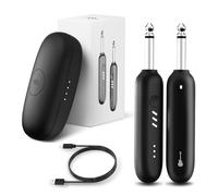 Enya WB1 Kabelloses Gitarrensystem, UHF 3.0 Audio, kabelloser Gitarrensender und -empfänger für elektrische Instrumente, kabelloser Senderempfänger für akustische E-Gitarre, Bass