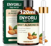 ENYORLI Aceite de Almendras Dulces 120ml para Masajes y Mezclas de Aceites