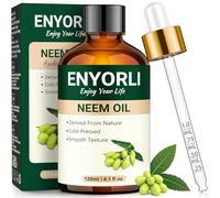 ENYORLI Aceite de Neem Prensado en Frío de 120 ml un Aceite para el Cuidado de la Piel a Base de Plantas que Hidrata y se Absorbe Fácilmente Nutriendo el Rostro el Cuerpo y el Cabello