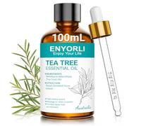 ENYORLI Aceite Esencial de Árbol de Té 100ml Tea Tree Oil,Aceite de Aromaterapia para Rostro Velas Difusor Piel y Cabello Aromaterapia y Difusor