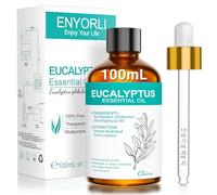 ENYORLI Aceite Esencial de Eucalipto 100ml Gran Capacidad Cuentagotas Calibrado para Aromaterapia Cuidado Corporal y Creación de Productos Naturales