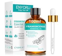 ENYORLI Aceite Esencial de Incienso 100 ml Aceite de Incienso 100% Puro Cuidado Natural Cuidado de la Piel Cuidado del Cabello Masajes Apto para Difusor Bricolaje y Armario