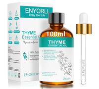 ENYORLI Aceite Esencial de Tomillo 100% Natural 100ml Adecuado para Meditación Masajes Purificación del Aire Bricolaje Concentración Entrevista